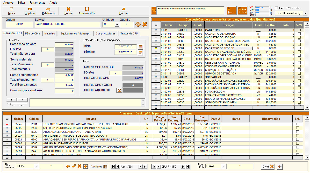 Mestre de Obra  EngWhere Software de Engenharia, Orçamento, Planejamento e  Gestão