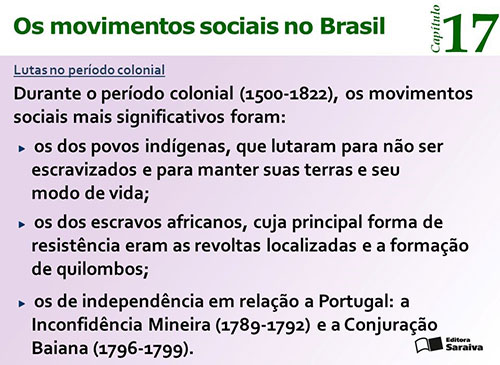 Os movimentos sociais no Brasil